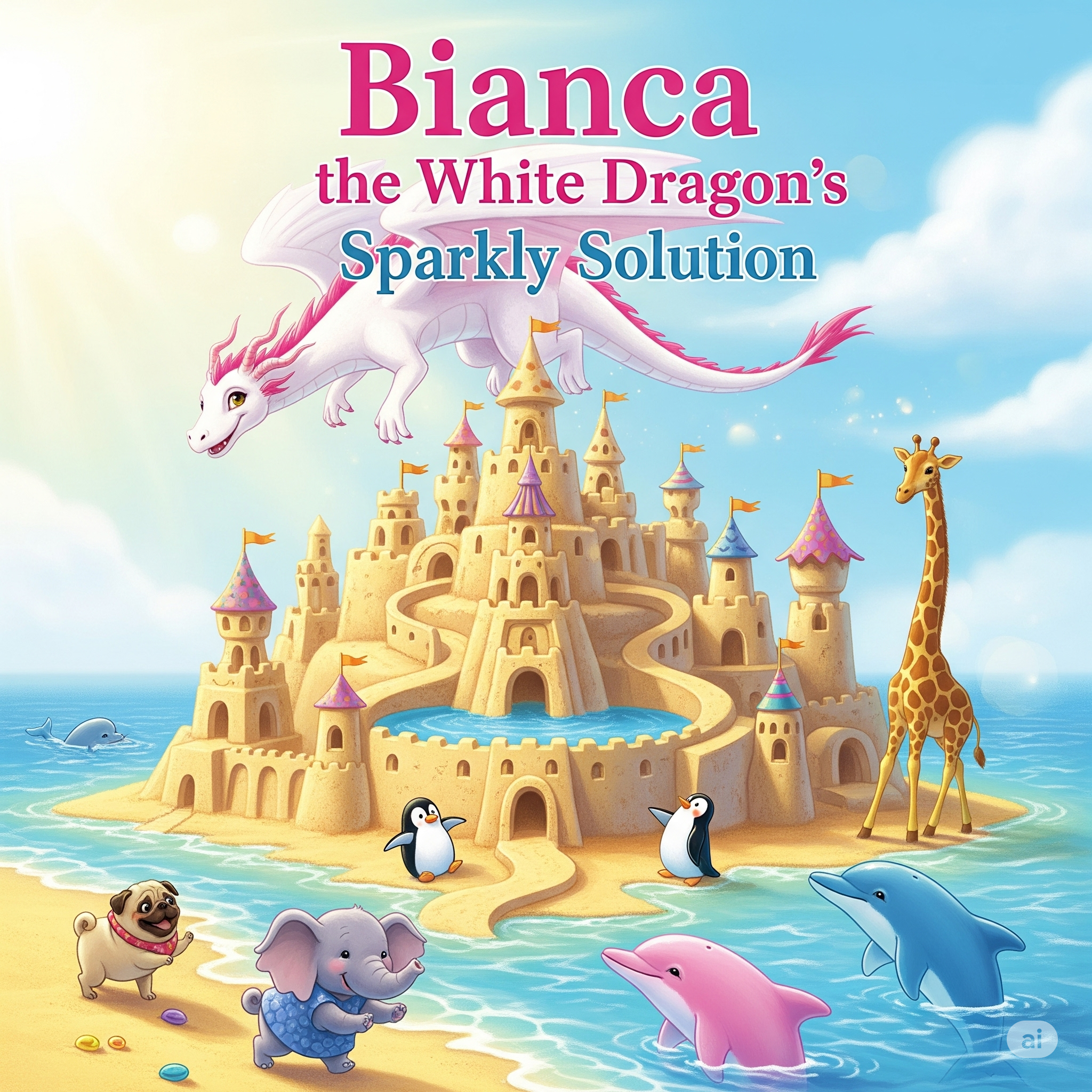 Bianca the White Dragon's Sparkly Solution