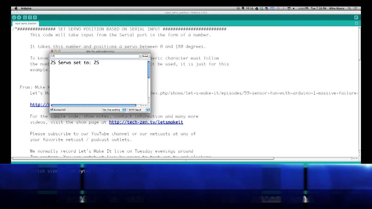 Thumbnail for Controlling a Servo with an Adruino - Let's Make It - Episode 12