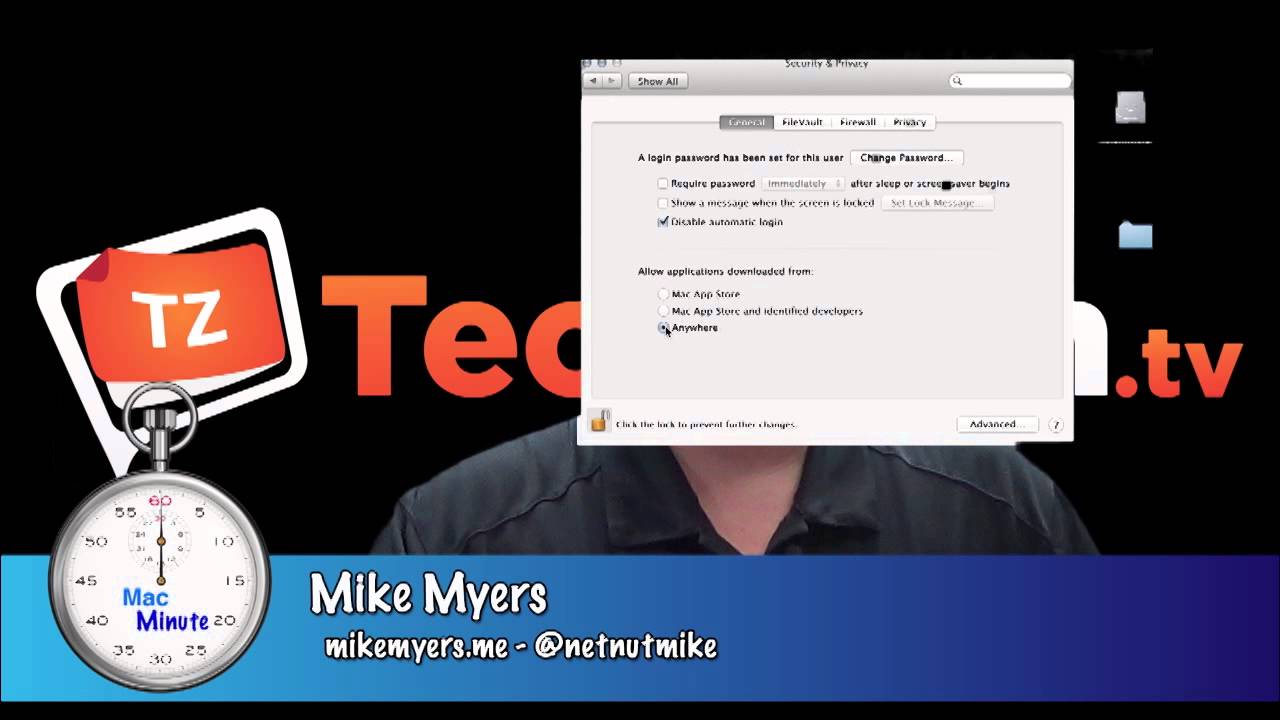 Thumbnail for Security Settings - Mac Minute - Episode 40
