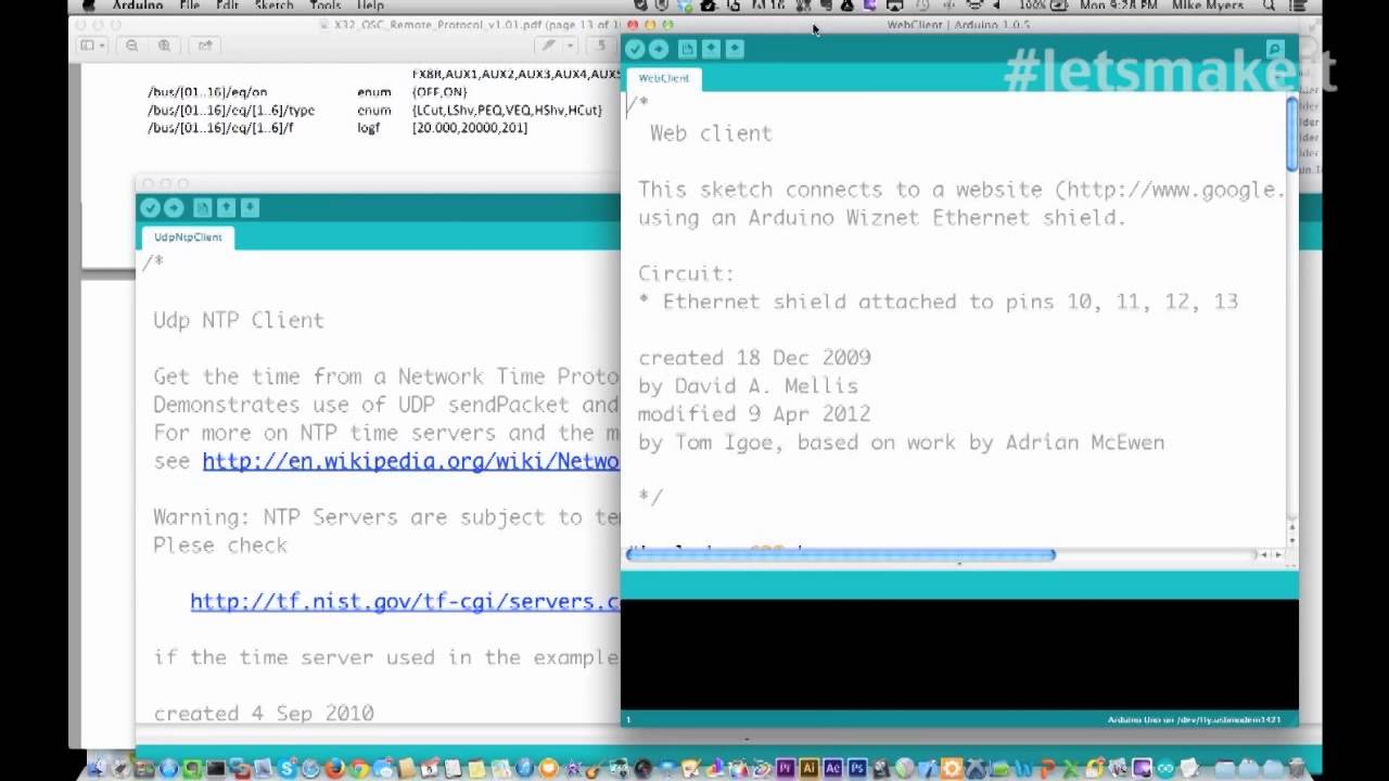 Thumbnail for Ethernet And OSC On An Arduino - Let's Make It - Episode 46 - Tech-Zen.tv - Alixa.tv