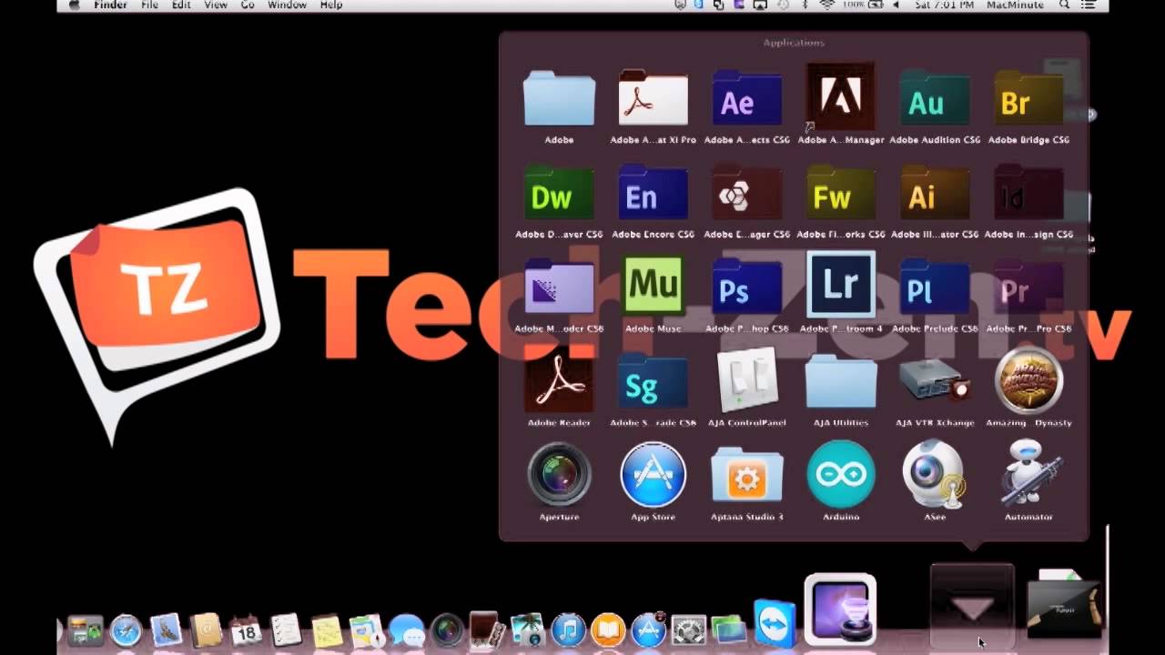 Thumbnail for App Folder Shortcut - Mac Minute - Episode 55 - Tech-Zen.tv - Alixa.tv