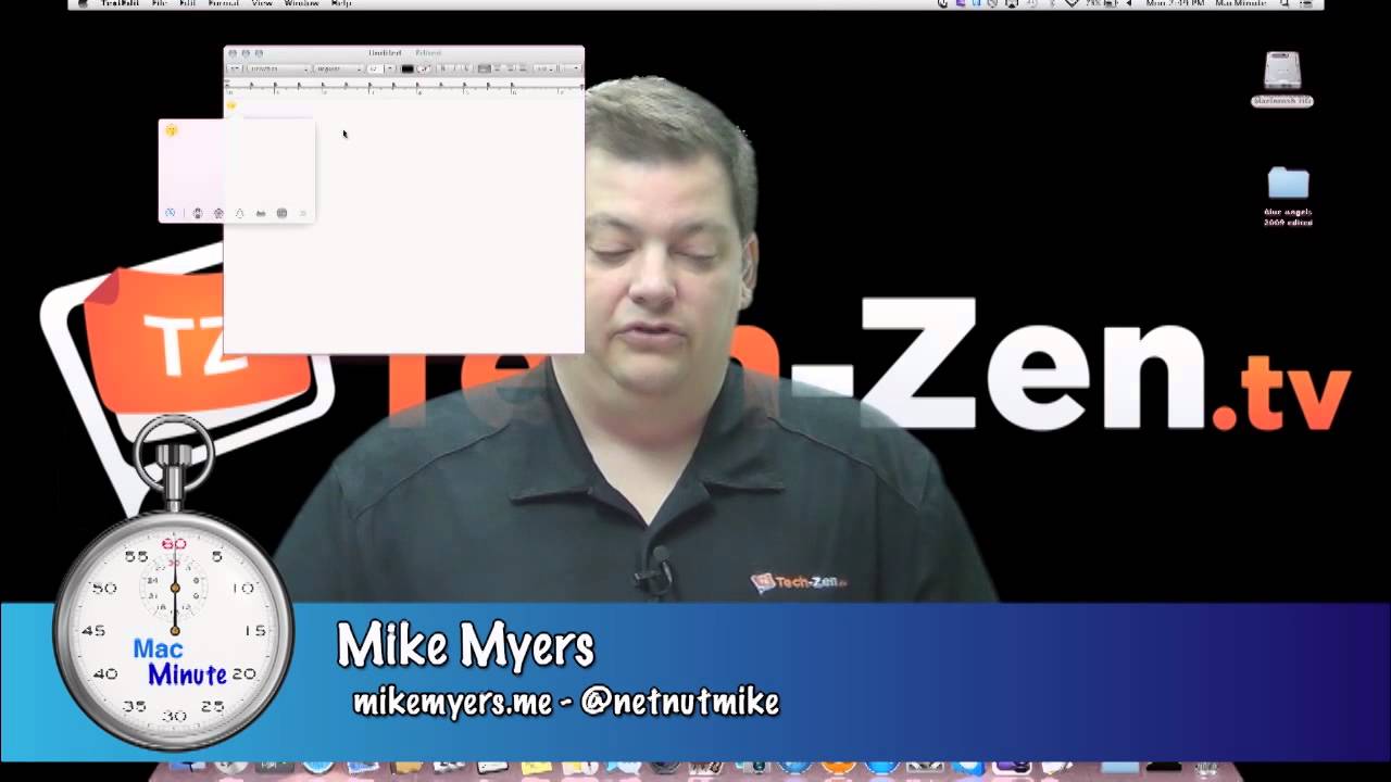 Thumbnail for Emoji's On The Mac - Mac Minute - Episode 60 - Tech-Zen.tv - Alixa.tv