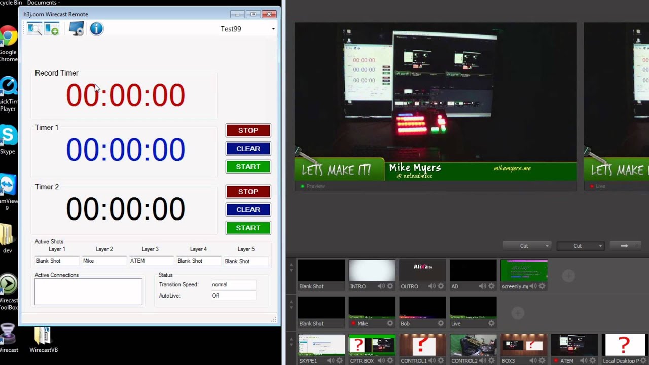 Thumbnail for Configuring The H3J.com Wirecast Controller Options In The Wirecast Remote Software