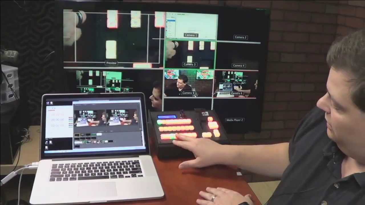 Thumbnail for h3j.com Hardware Control Surface Controlling Both Wirecast And An ATEM At The Same Time