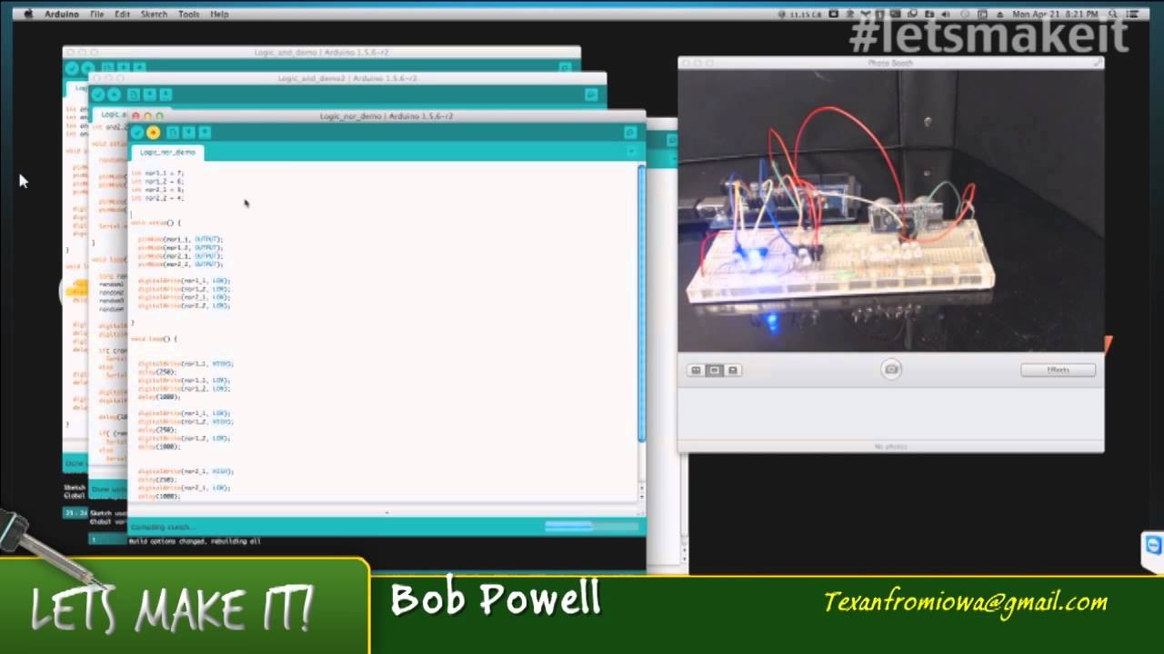 Thumbnail for Logic Gates and HC-SR04 revisited - Let's Make It - Episode 57 - Tech-zen.tv - Alixa.tv