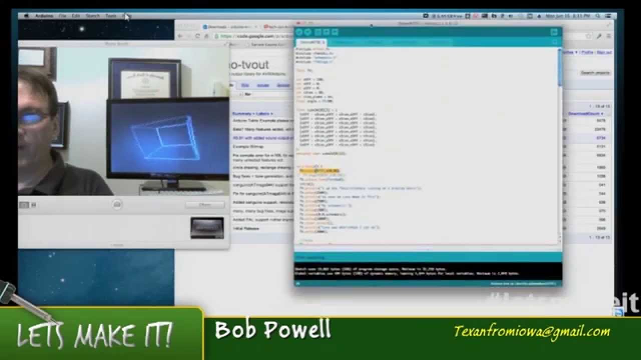 Thumbnail for TV Out With An Arduino - Let's Make It - #62 - Tech-zen.tv - Alixa.tv
