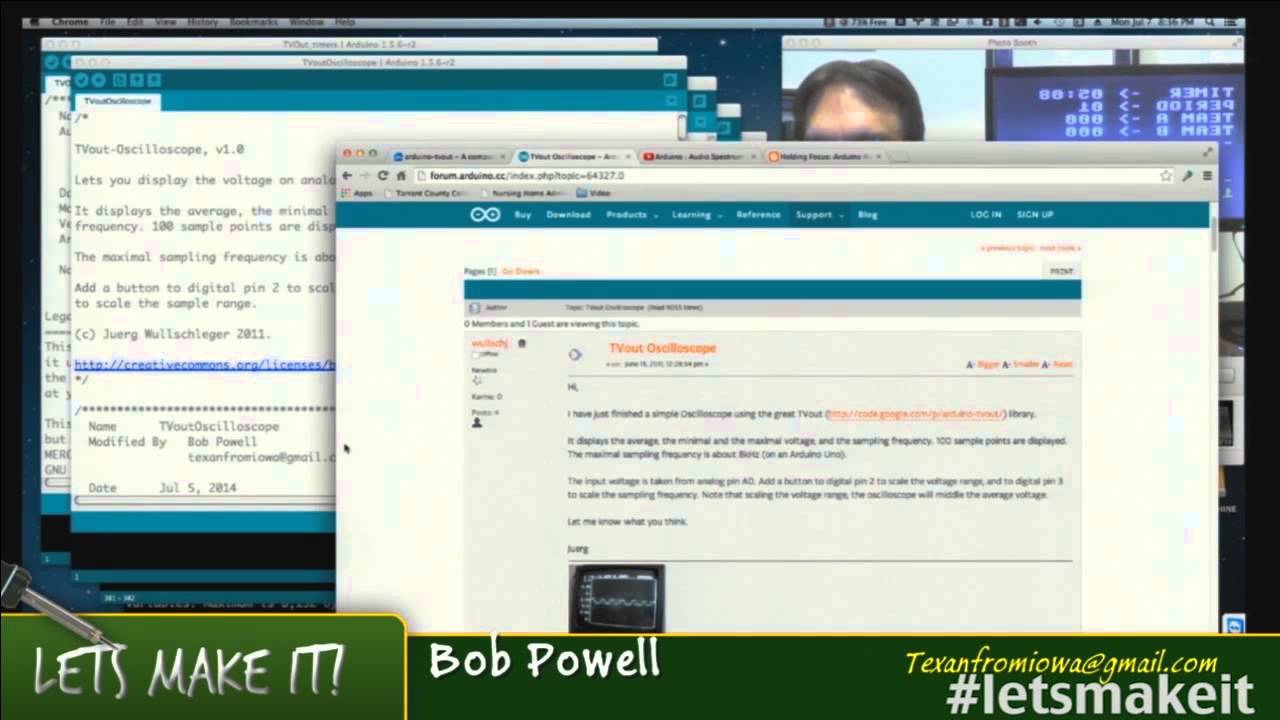 Thumbnail for Arduino TVOut On Steroids - Lets Make It - Episode 65 - Tech-Zen.tv - Alixa.tv