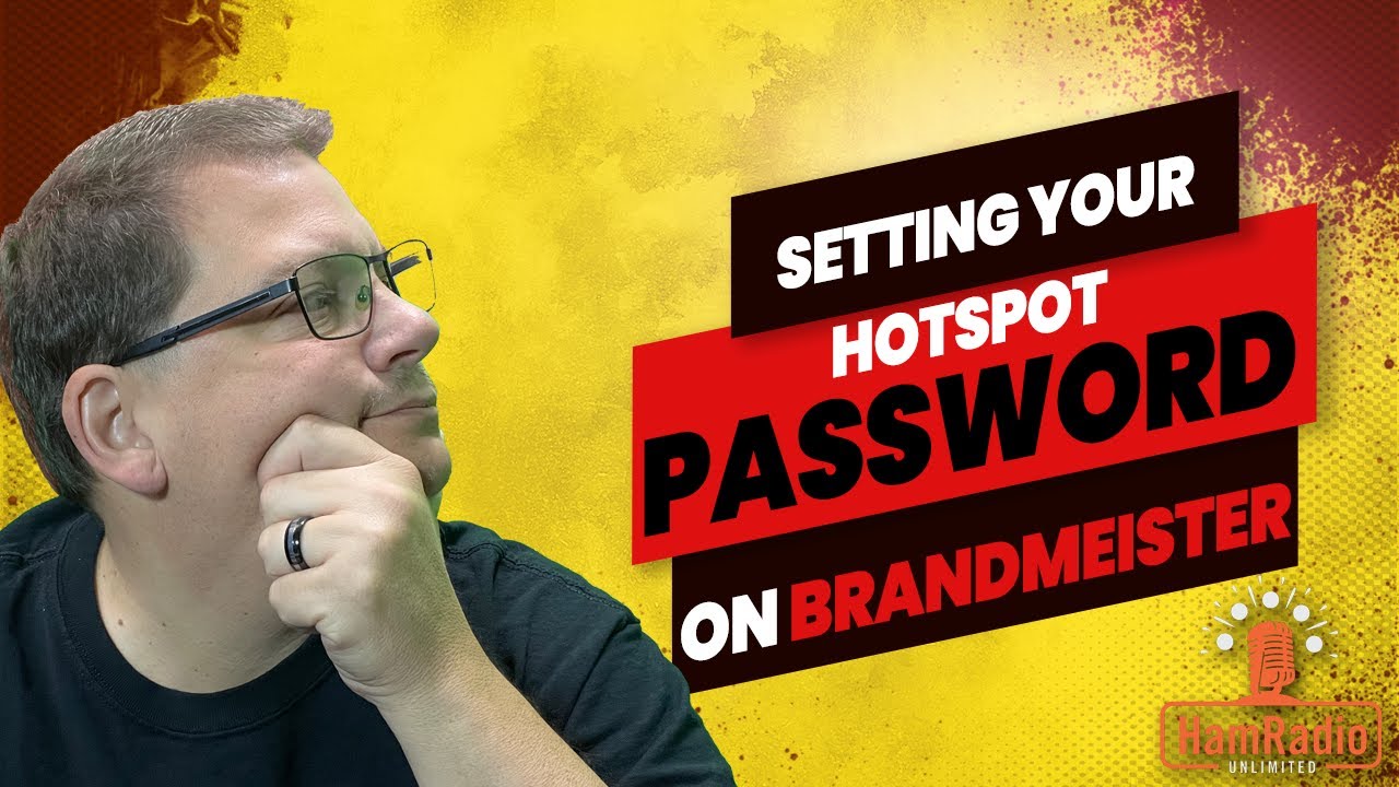 Thumbnail for Setting your Hotspot Password in Brandmeister #quickie - S1Q5