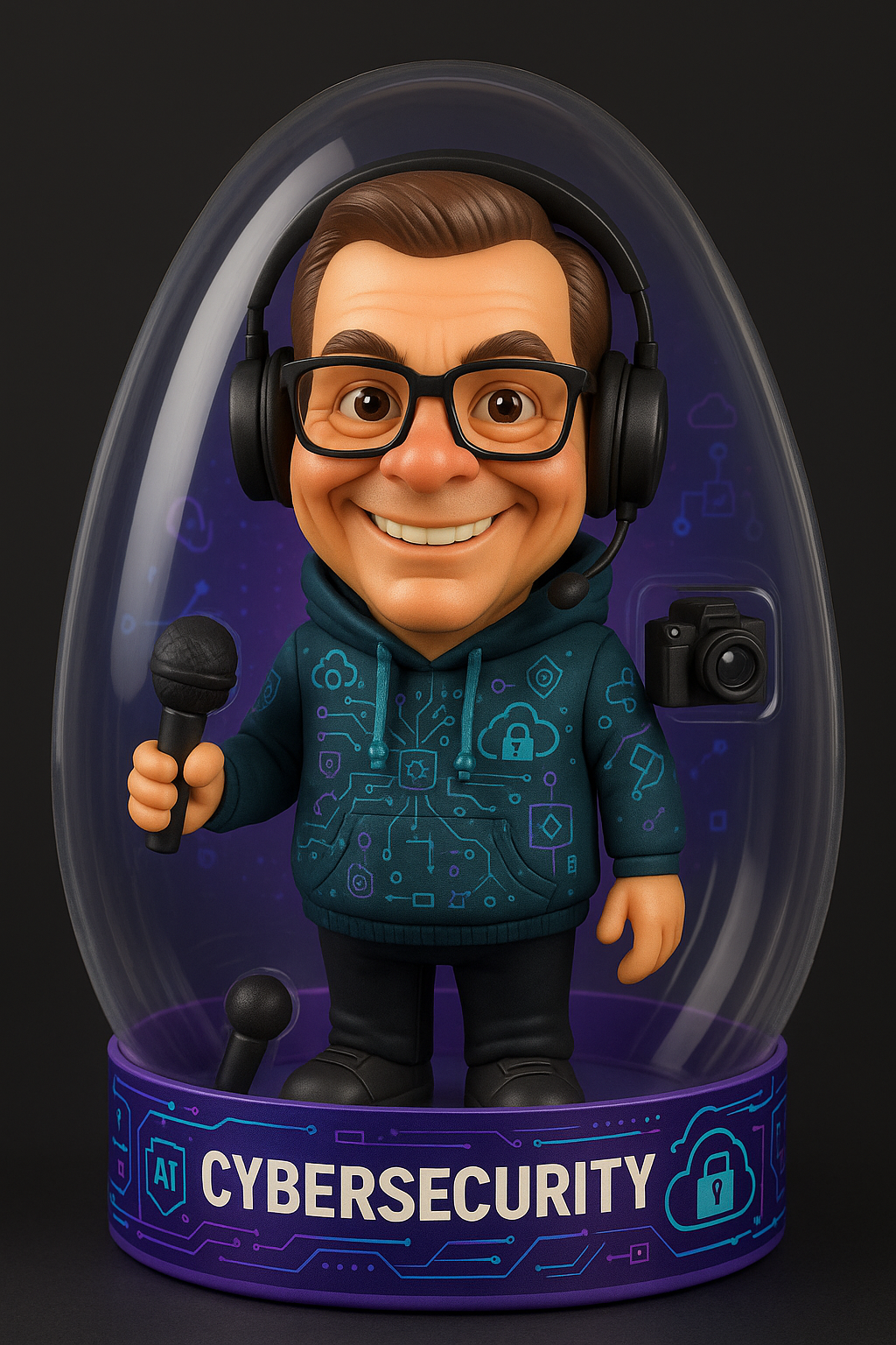 Mike as Podcaster Toy